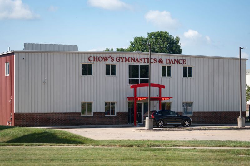 Chow's Gymnastics and Dance, 2218 Park Dr., is seen on Aug. 19, 2025, in West Des Moines.