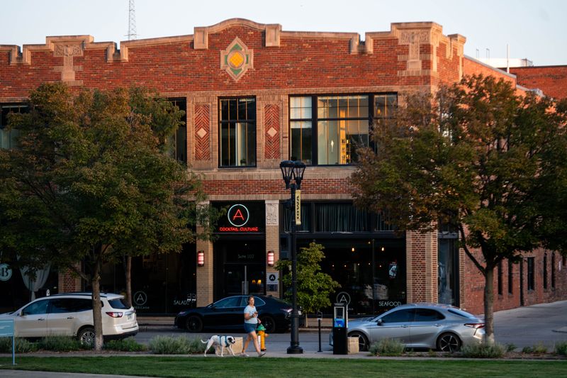 The exterior of Americana is seen on Sept. 2, 2025, in Des Moines’ Western Gateway.