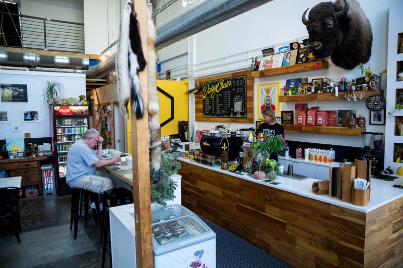 The interior of Daisy Chain is seen on Sept. 22, 2025, in Des Moines’ East Village.