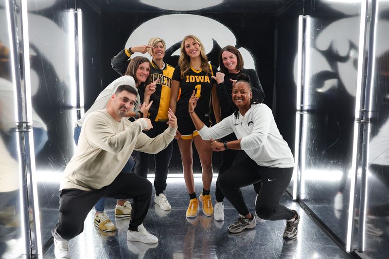 Iowa Women’s Basketball recruit McKenna Woliczko Friday, August 29, 2025 at Carver-Hawkeye Arena.