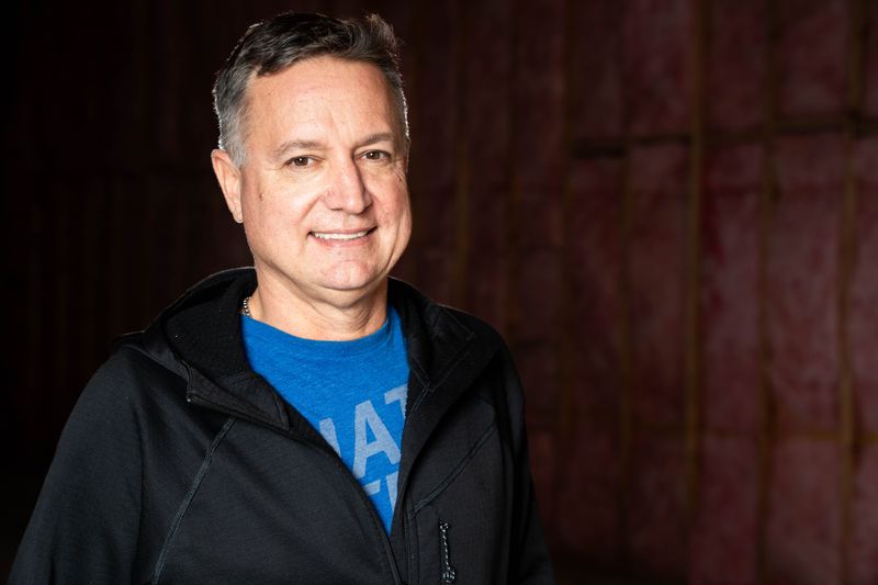 Enosh Kelley stands for a portrait on Oct. 27, 2025, in Des Moines.