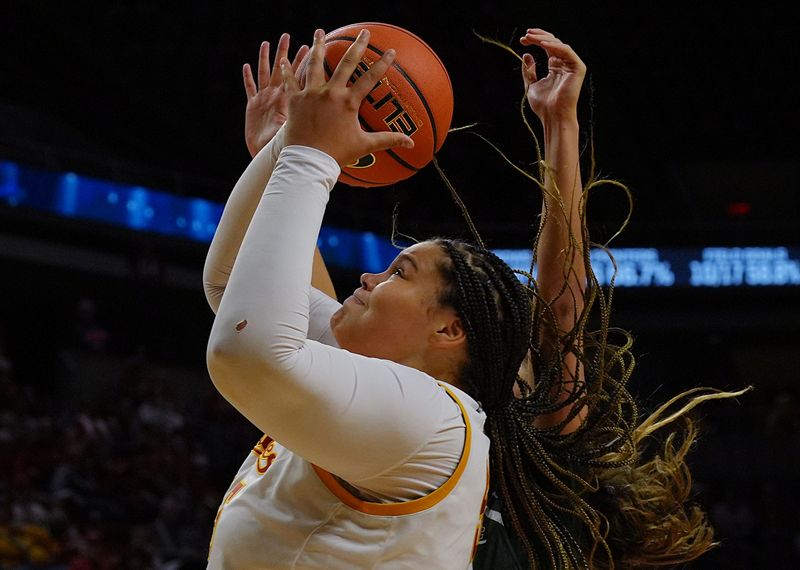 Iowa State Cyclones' center Audi Crooks (55) shoots the ball against Mercyhurst during the first quarter in the regular season NCAA women’s basketball on Nov. 23, 2025 in Ames, Iowa