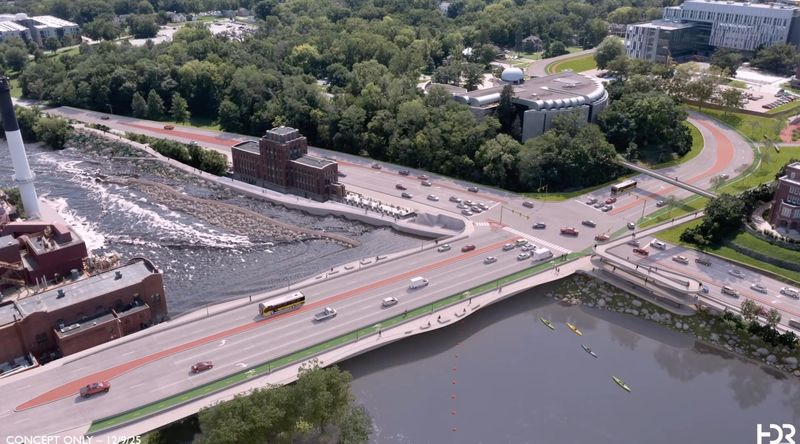 A 3D rendering for the Burlington Street Bridge Replacement Project was presented to the Iowa City City Council on Tuesday, Dec. 9, 2025. Construction on the project is expected to begin in 2029.