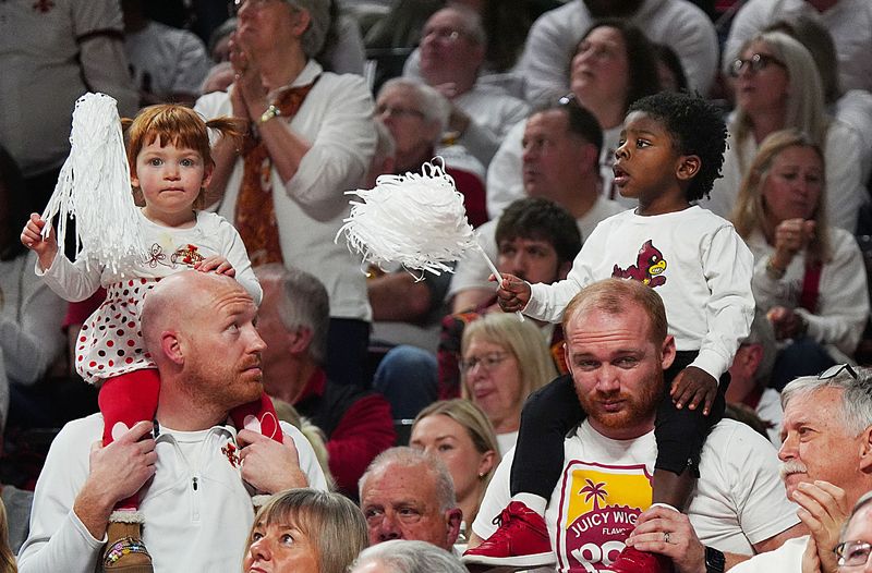 Cyclones fans cheer during the fourth quarter against Baylor in the Big-12 women’s basketball on Jan. 4, 2026, at Hilton Coliseum in Ames, Iowa.