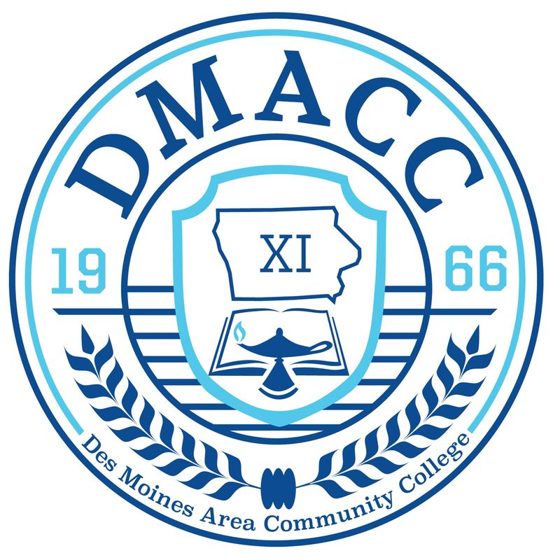 A new DMACC logo "approved for public use and publication" provided after the settlement of a trademark dispute with Drake University.