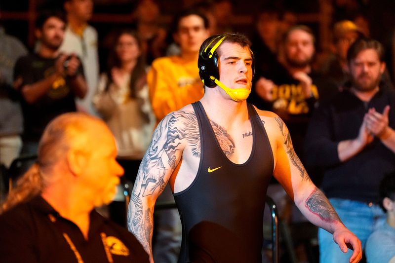 Iowa’s Ben Kueter is seeded No. 10 heading into this week's Big Ten Championships.