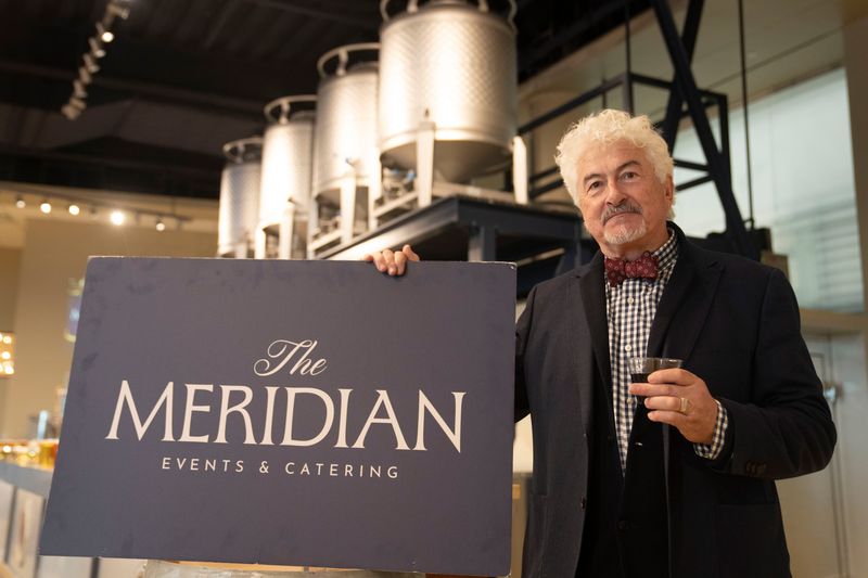 Michael LaValle poses for a photo during the grand opening at The Meridian on Thursday, Jan. 29, 2026, in West Des Moines.