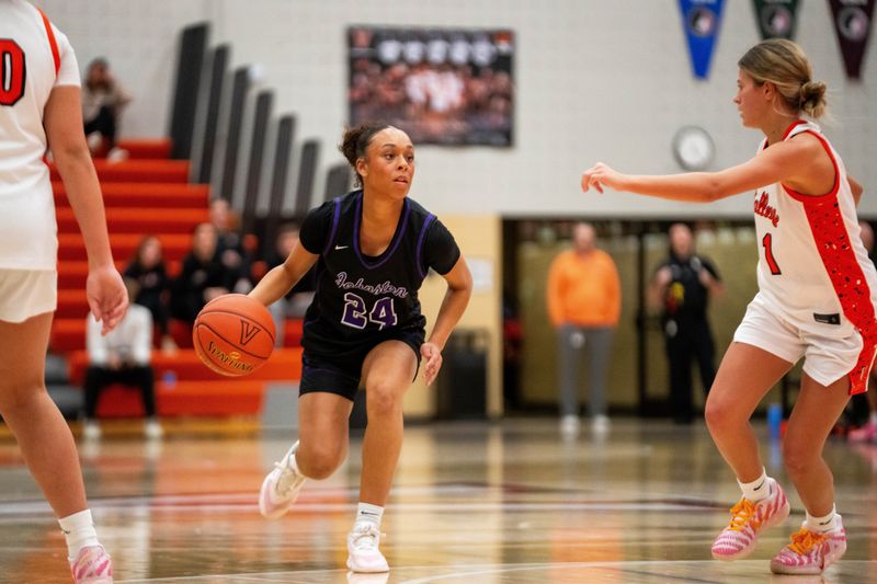 Johnston's Mariah Dixon (24) dribbles the ball during a game against Valley on Feb. 6, 2026, at Valley High School.