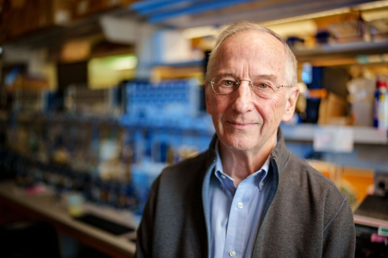 Dr. Michael Welsh stands for a photo in his laboratory at the University of Iowa, Feb. 11, 2026.