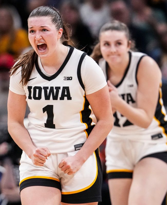 Taylor Stremlow has 32 points and 26 assists in Iowa's last three games. She was a fiery force for the Hawkeyes against Illinois at the Big Ten Tournament.