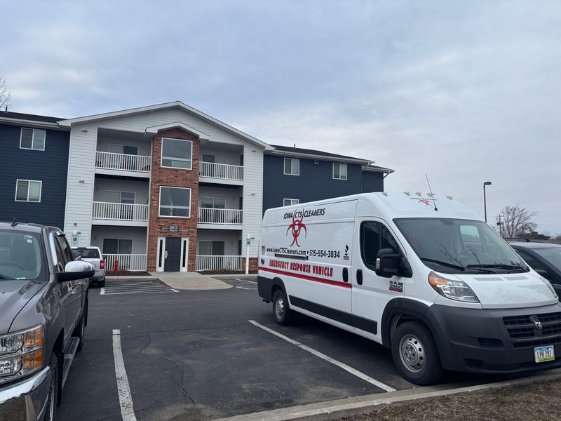 A woman and a child were stabbed and later died at the Windsor Point Apartments in Ames, Iowa, on Friday, March 13. Police are investigating the stabbing as a double homicide.