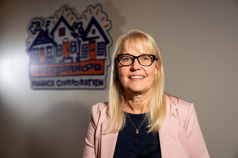 Stephanie Murphy, director of the Neighborhood Finance Corporation, stands for a photo on April 3, 2026, in Des Moines.