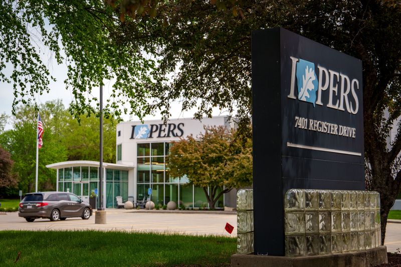 The IPERS headquarters at 7401 Register Drive in Des Moines, April 28, 2026.