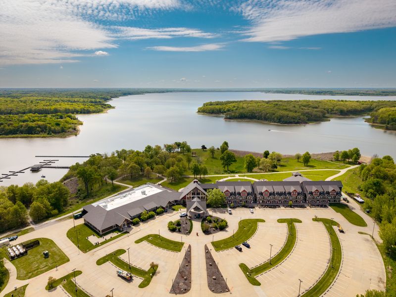 The state-owned Honey Creek Resort on Rathbun Lake, May 7, 2026.