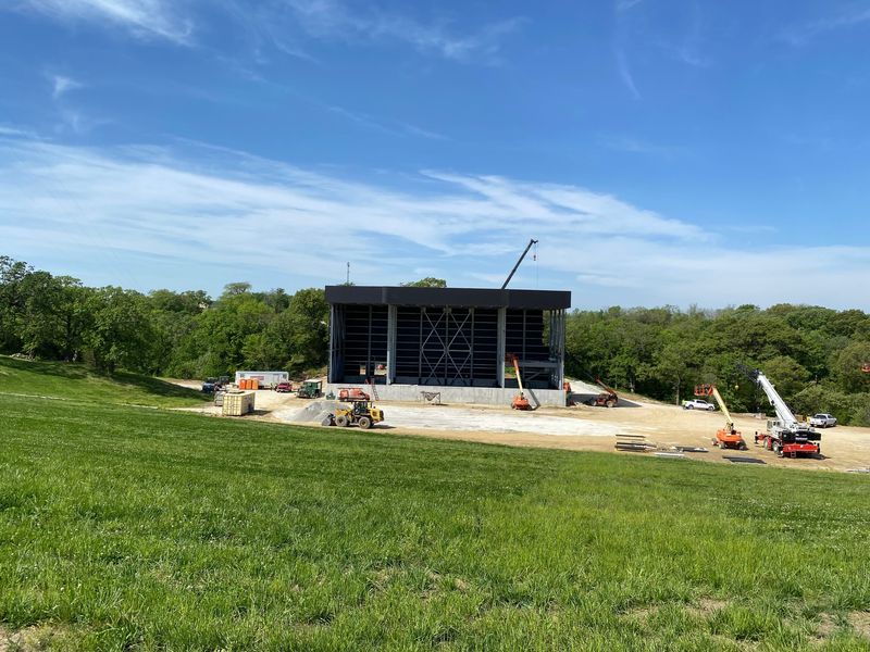 With the addition of a new, permanent outdoor stage, the Hinterland festival grounds is one of the largest outdoor music sites in the Midwest.