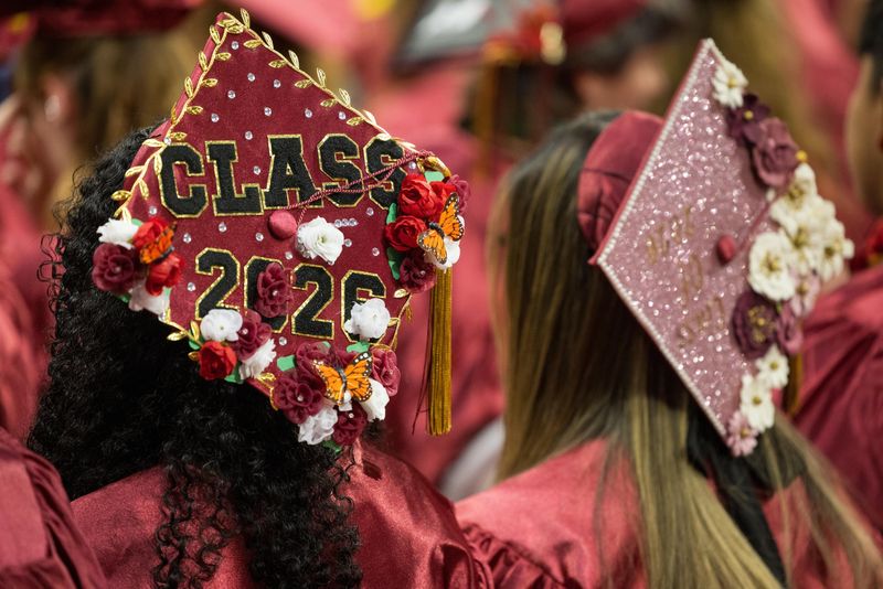 Lincoln High School graduated 450 students on May 25, 2026, at the Knapp Center in Des Moines.