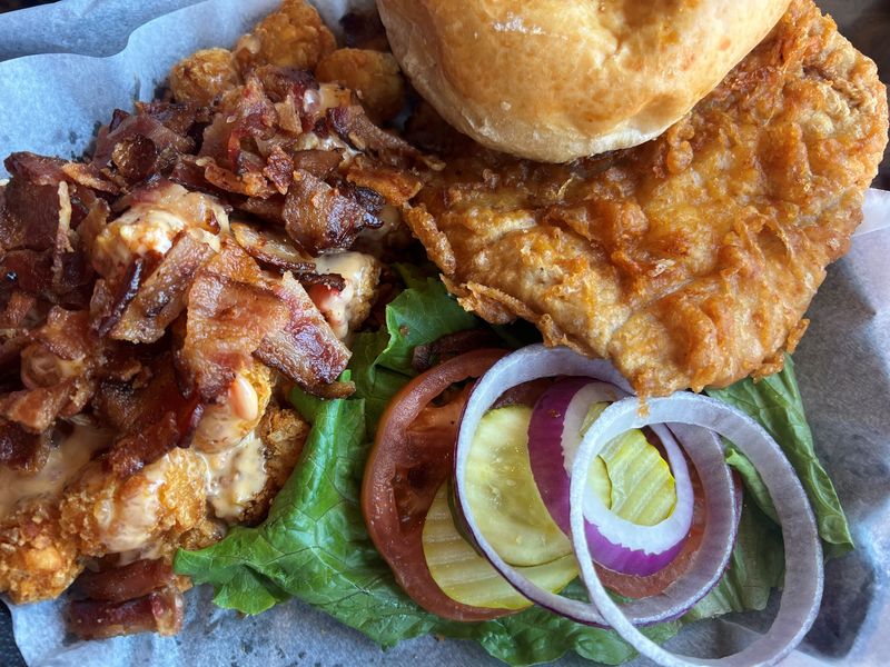 The breaded pork tenderloin at Bix & Co. in Valley Junction.