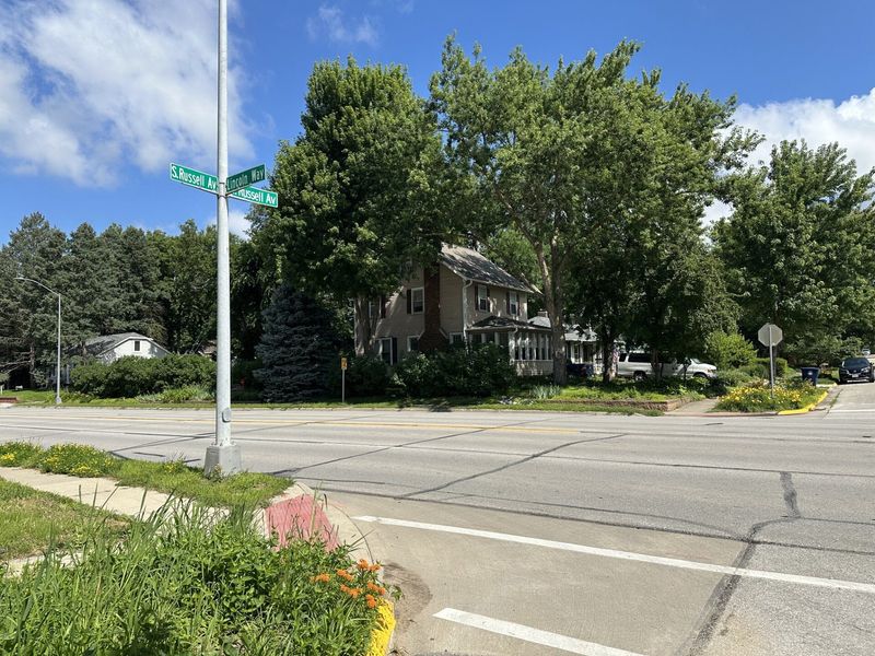 There will be more speed limit enforcement at the Lincoln Way and South Russell Ave. intersection, pictured June 24, 2026, after a pedestrian was struck by a car and killed in February.