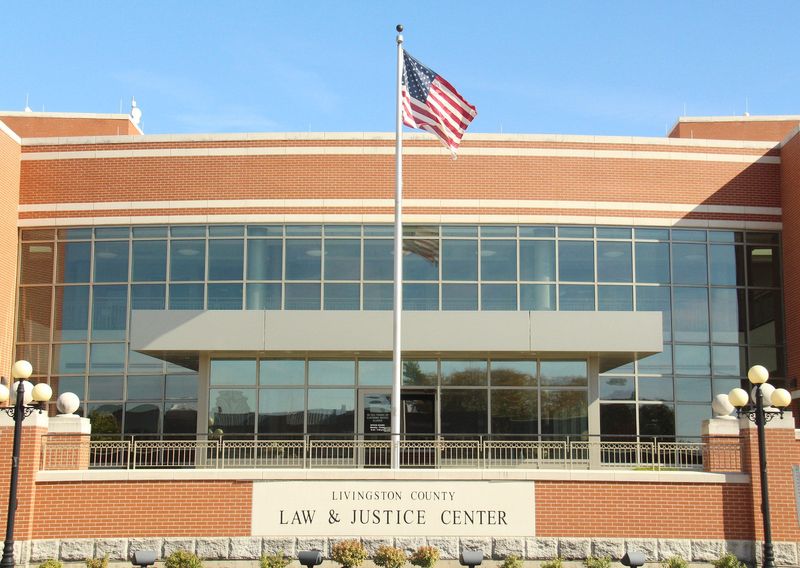 The Livingston County Law and Justice Center is located at 110 N. Main St. in Pontiac.