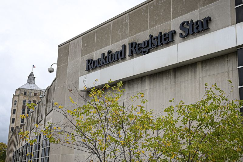 Rock Valley College is nearing a deal to lease and eventually purchase the Rockford Register Star building, 99 E. State St., for its advanced technology center. [KEVIN HAAS/RRSTAR.COM STAFF]