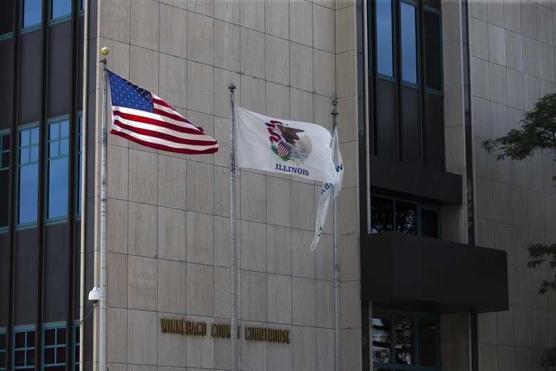 The Winnebago County Courthouse is located in downtown Rockford.