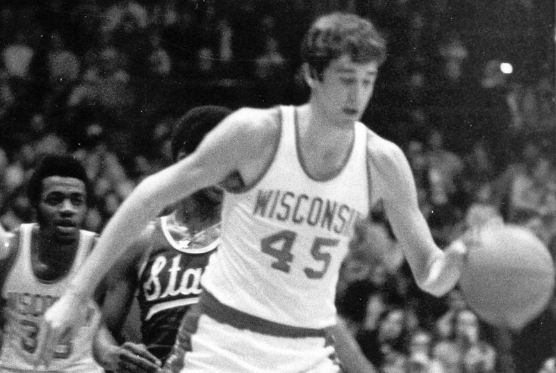 Former Freeprot standout Kim Hughes is shown during his playing days at Wisconsin. Hughes died Aug. 29, 2025 at age 73.