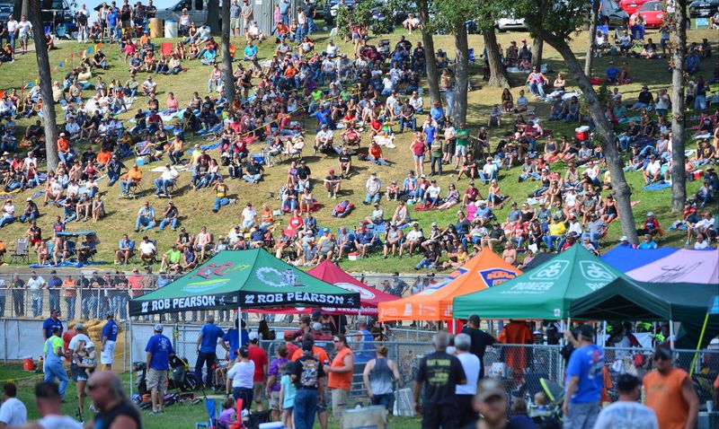 A look at the 2017 American Flat Track's Peoria TT races at the Peoria Motorcycle Club Race Park.