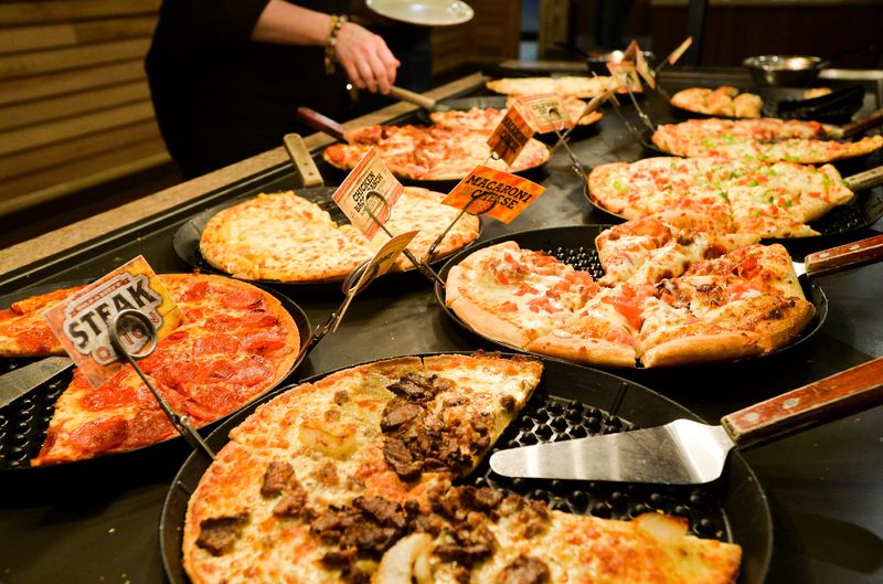 The Pizza Ranch at 4114 N. Brandywine Dr., is a family favorite offering pizza, fried chicken and a full buffet.