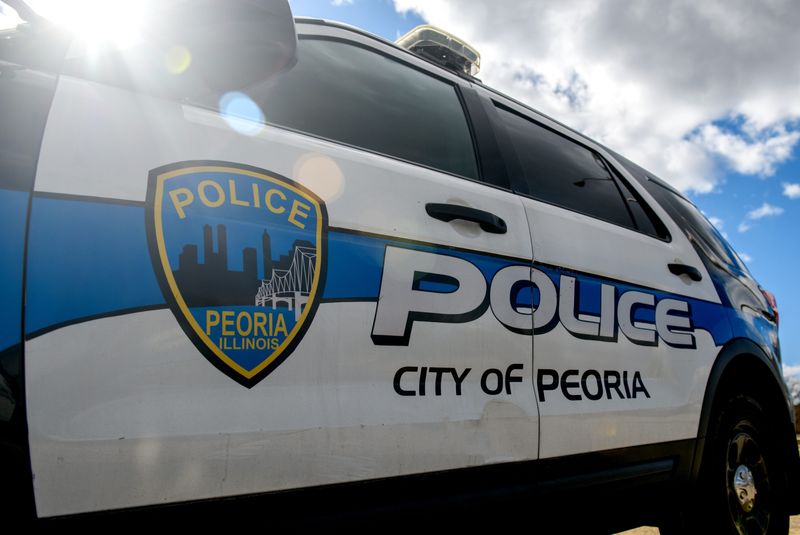 A Peoria Police Dept. squad car.