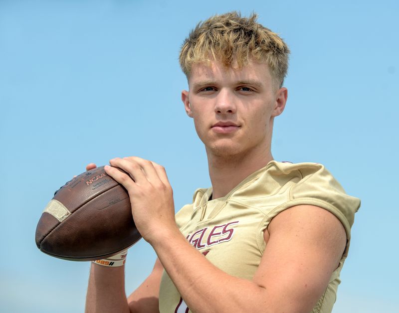 Dunlap Eagles quarterback, linebacker and receiver Mack Sutter is entering his junior year with a plethora of Division I football scholarships to choose from.