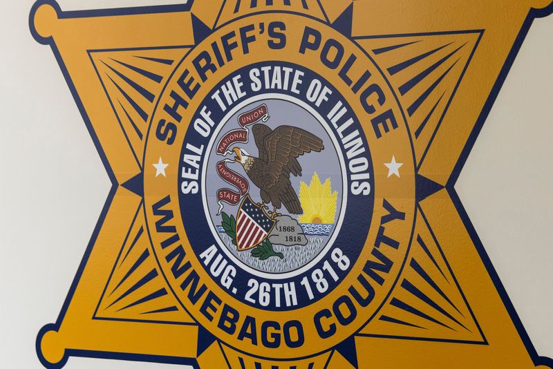 Winnebago County Sheriff’s Department is piloting an Artificial Intelligence police reporting program to see if it can improve efficiency on Tuesday, June 3, 2025, at the Winnebago County Criminal Justice Center in downtown Rockford.