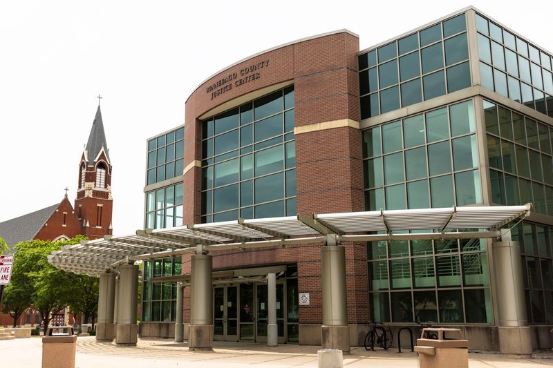 Winnebago County Sheriff’s Department is photographed Tuesday, June 3, 2025, at the Winnebago County Criminal Justice Center in downtown Rockford.