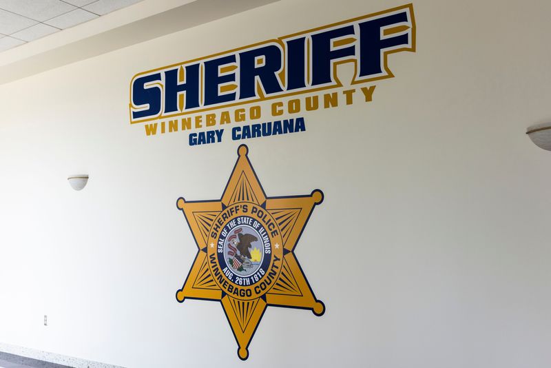 Winnebago County Sheriff’s Department is photographed Tuesday, June 3, 2025, at the Winnebago County Criminal Justice Center in downtown Rockford.