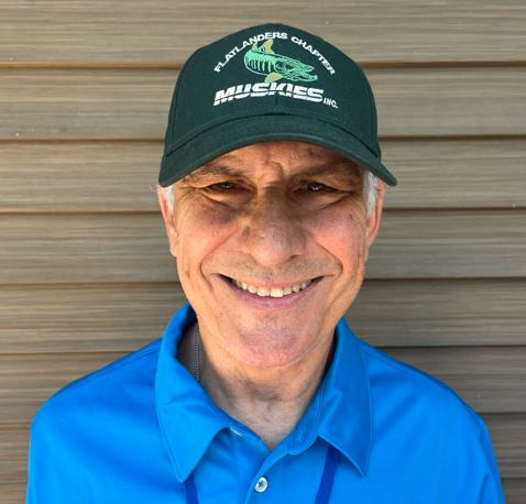 Wally Haas is the president of the Flatlanders Chapter of Muskies Inc.