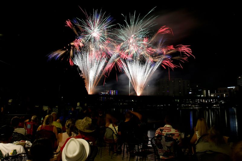 Thousands attend the Fourth of July celebration Friday, July 4, 2025, with live music, a parade, food trucks, vendors and fireworks in downtown Rockford.