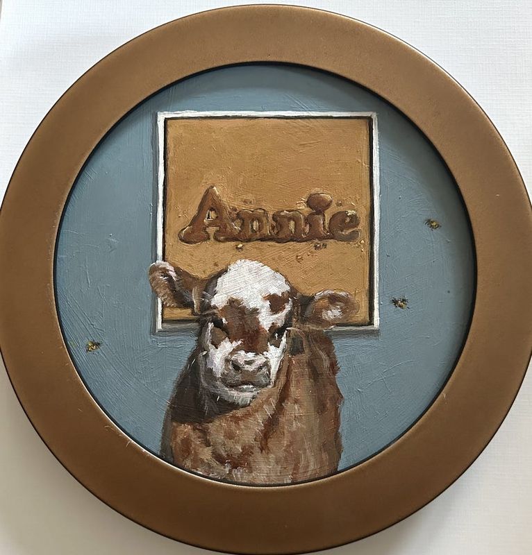 "At the Museum after Ed Ruscha," a painting by Nancy Bass, was stolen from the Peoria Art Guild July 7. The painting was slated to appear in Bass's upcoming exhibition July 11.