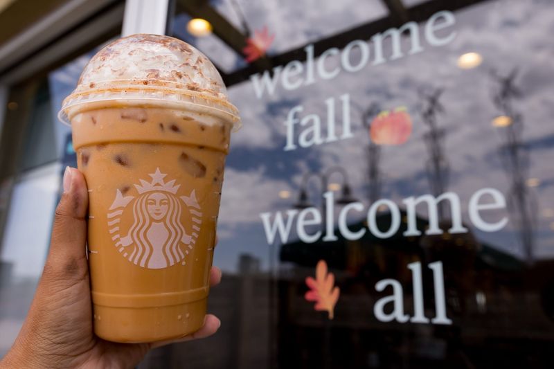 A pumpkin spice latte prepared on Friday, Aug. 23, 2024, as it returned to Starbucks for its fall menu.