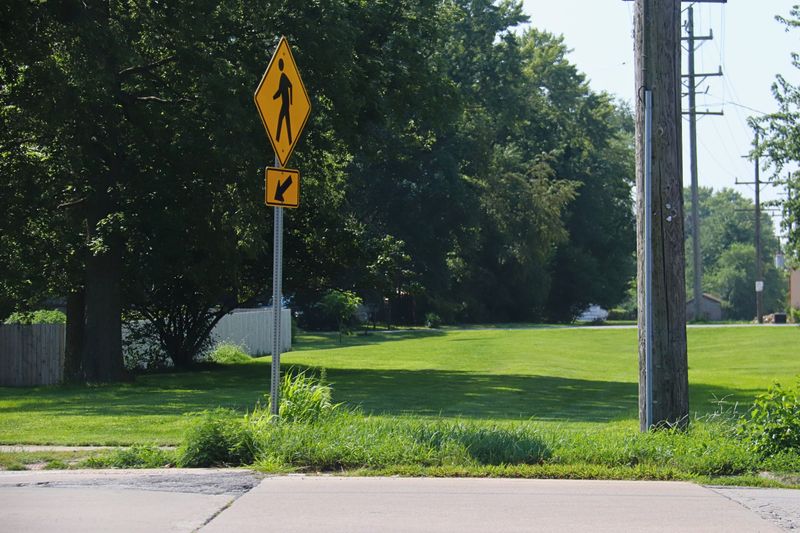 The second phase of the bike trail project for two paths in Pontiac has started. This photo, taken on Aug. 5, 2025, is looking at the intersection where the abandoned rail line meets at East Indiana Avenue and North Aurora Street. This is part of the Rail Trail bike path.