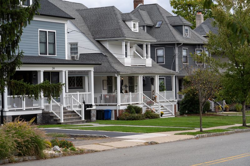 Residential houses on Walnut St in Montclair on Thursday, Oct. 3, 2024.