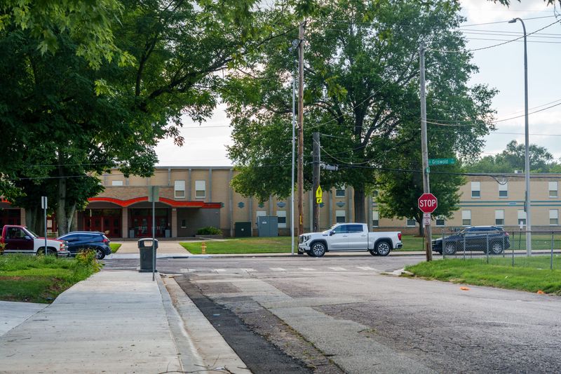 Peoria police took a suspect into custody after shots were fired Friday, Aug. 22, 2025 in the 2400 block of W. Wiswall Avenue near Manual High School. It was the second shooting incident near the school in the past three days.