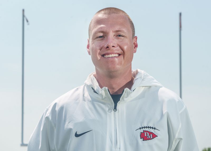 Deer Creek-Mackinaw head football coach Cody Myers
