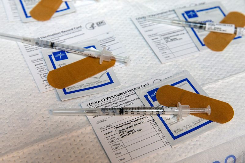 Toms River teachers and staff receive COVID-19 vaccines at Community Medical Center in Toms River, NJ Monday, March 22, 2021.