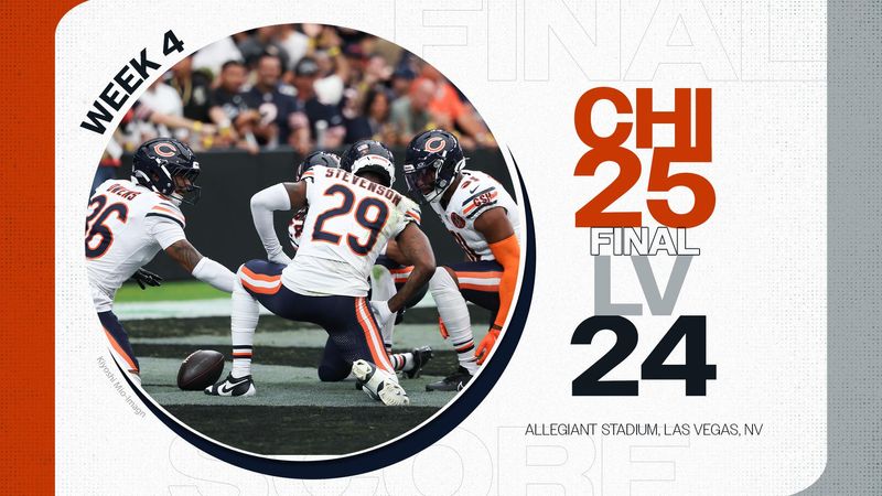 Chicago Bears 25, Las Vegas Raiders 24