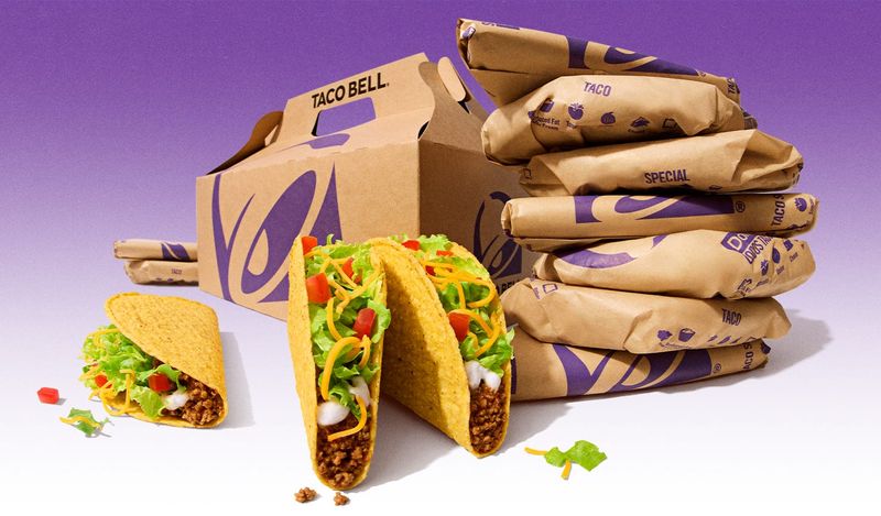 On National Taco Day, which is Tuesday, Oct. 7, Taco Bell Rewards members can get $5 off Party Packs when they order in the Taco Bell app.