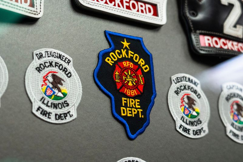 The Rockford Board of Fire & Police Commissioners names Rebecca Tyo as the new chief of the Rockford Fire Department on Oct. 14, 2025, at department headquarters in downtown Rockford.