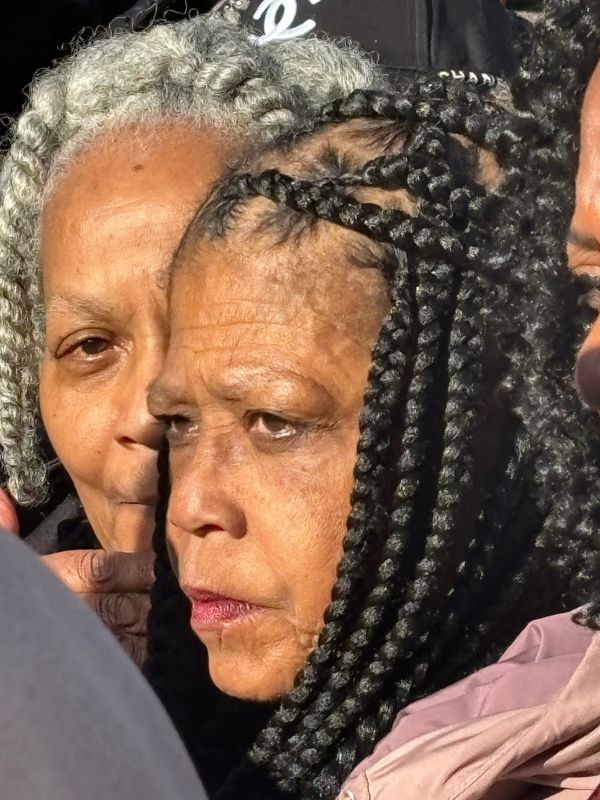 Donna Massey, the mother of Sonya Massey, at a press conference in Peoria, Ill., on Oct. 29, 2025, following the second-degree murder conviction of Sean Grayson. Grayson fatally shot Sonya Massey in her own home on July 6, 2024.