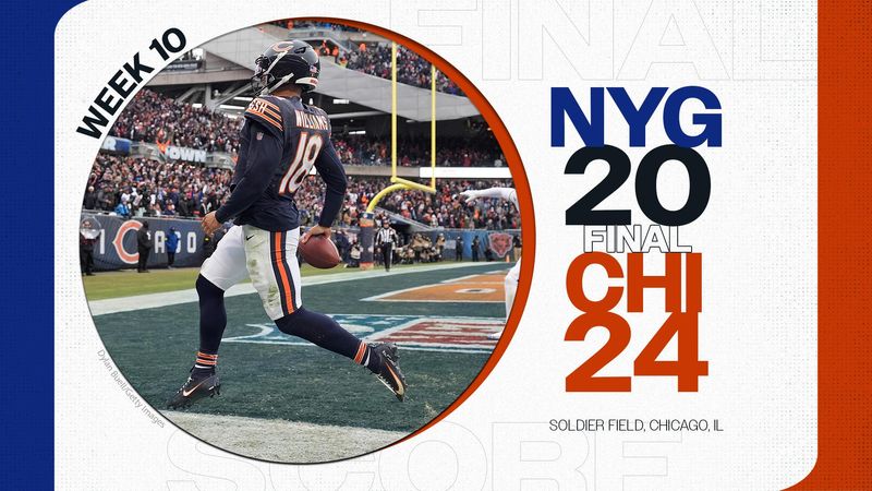Chicago Bears 24, New York Giants 20