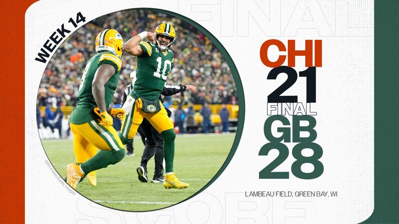 Green Bay Packers 28, Chicago Bears 21