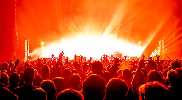 Crowd at concert