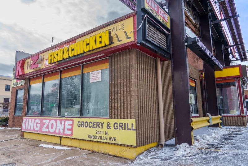 The King Zone Grocery & Grill at 2411 N. Knoxville Avenue in Peoria.